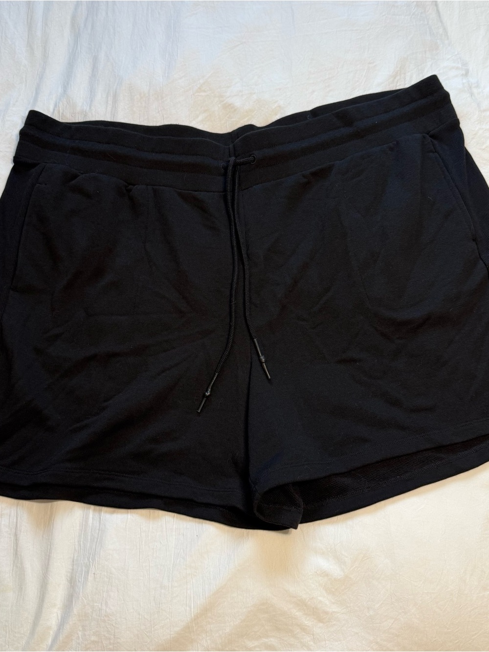 Penningtons Black Athletic Lounge Shorts with Drawstring